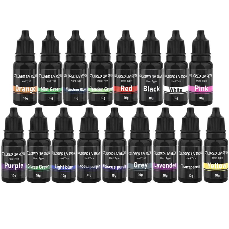 Epoxy Uv Resin Kit - 10g colore colla in resina UV