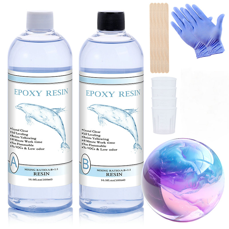 Mixing Cup Silicone - Resina Epossidica Trasparente 1:1, Resina Artistica