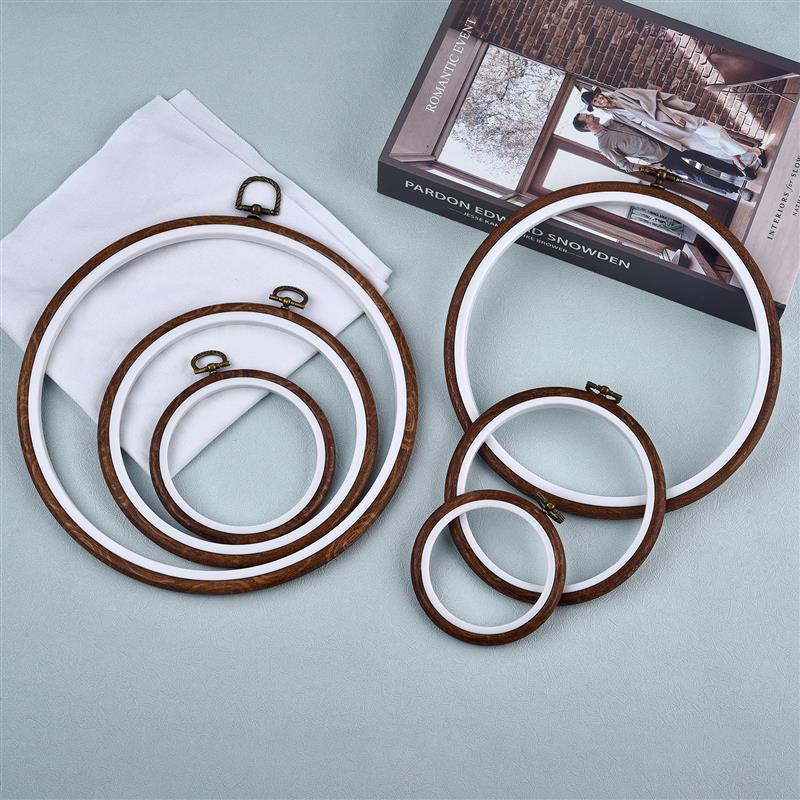 Cerchi da ricamo rotondi ovali - Wood Ring Blank recensione e prezzo