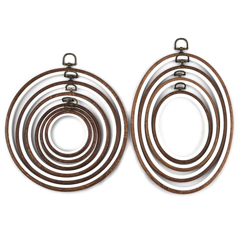 Cerchi da ricamo rotondi ovali - Wood Ring Blank recensione e prezzo