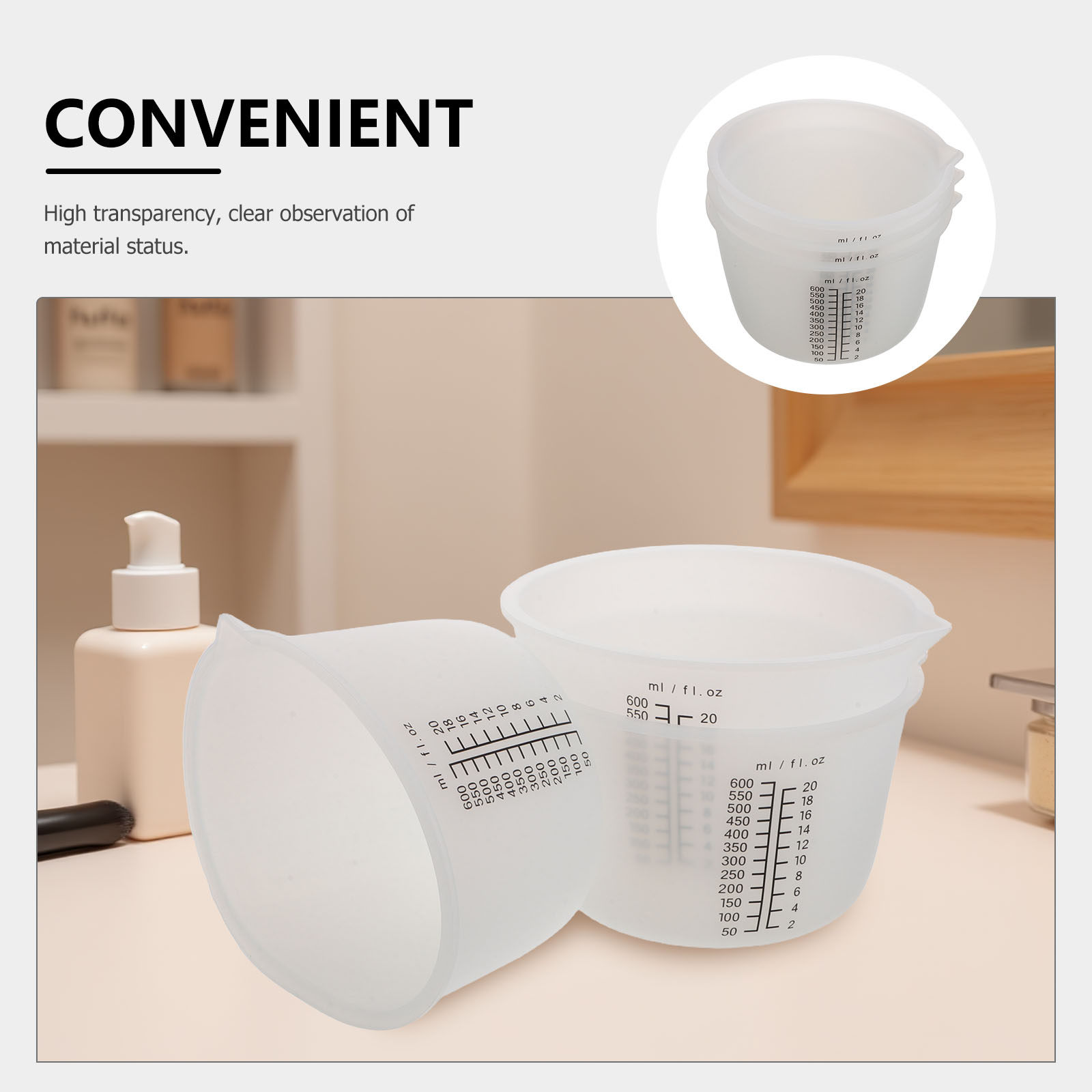 3 Pezzi di Bicchieri in Silico - Mixing Cup Silicone recensione e prezzo