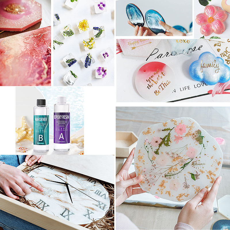 1:1 AB Resina Colla di cristal - Gold Foil Flakes recensione e prezzo