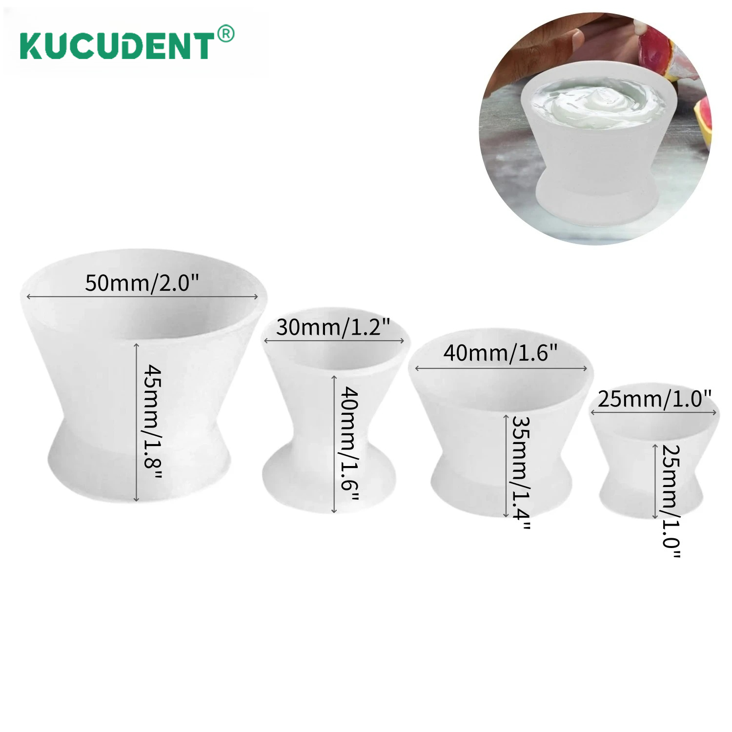 Set di 4 Pezzi: Coppette per M - Mixing Cup Silicone recensione e prezzo